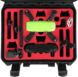 MC-CASES transport case for DJI Spark Space for lots of accessories Explorer Edition - Made in Germany - Outdoor case - IP67 waterproof ...