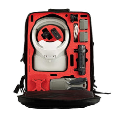 Professional backpack for DJI Goggles also RE and DJI Mavic 2 Pro & Zoom - Made in Germany - incl. Rain cape