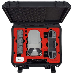 MC-CASES® compact case for DJI Mini 2 and accessories - For Flymore combo without propeller guards - Waterproof - Very robust - Made in Germany