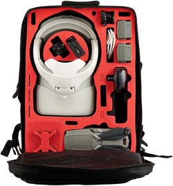 Professional backpack for DJI Goggles also RE and DJI Mavic 2 Pro & Zoom - Made in Germany - incl. Rain cape