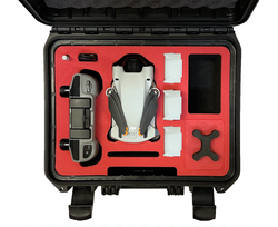Professional case for DJI Mini 3 Pro - Fits with Mini 3 RC - Space for up to 9 batteries - Fits the complete Fly More Combo.